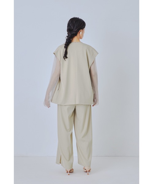 「niana」 セットアップ L イエロー レディース
