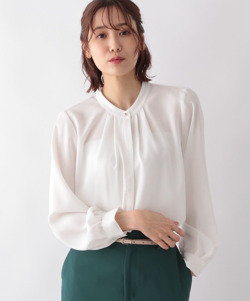 「GLOBAL WORK」 長袖ブラウス LARGE ブラック系その他 レディース_画像9