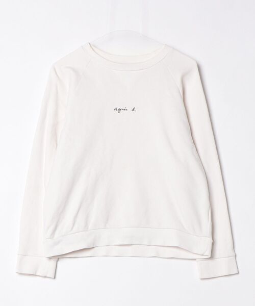 【新品】agnes b. アニエスベー★カットソー★長袖★L★ agnes b.（アニエスベー） 長袖カットソー 3 ホワイト系その他