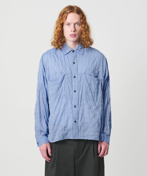 UNITED ARROWS & SONS 襟付き長袖シャツ UNITED ARROWS ＆ SONS（ユナイテッドアローズ ＆ サンズ） シャツ