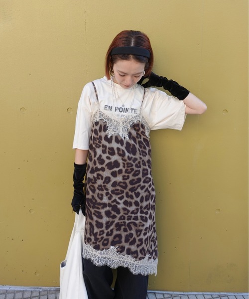 TEEN BOOP ワンピース レオパードレースOP : ZOZOTOWN Yahoo!店 - 通販