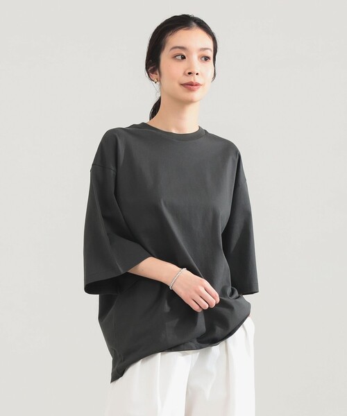 本日限りお値下げ　デミルクスビームス　ak1 半袖ニット Demi-Luxe BEAMS（デミルクス ビームス） tシャツ 半袖 AK+1 / ビッグ
