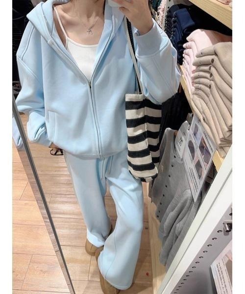 FAVORITO セットアップ パーカーワイドパンツセットアップ レディース