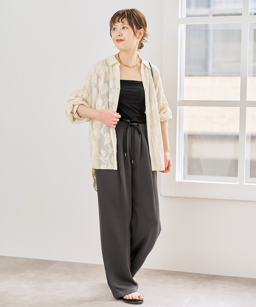 h&amp;m ♡ ジャガード パフスリーブブラウス s H&M ジャガードパフスリーブブラウス 白 - メルカリ
