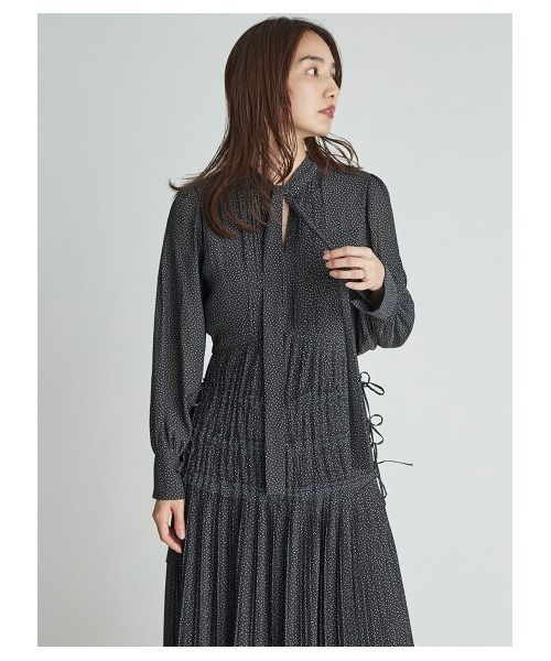 「FRAY I.D」 長袖ワンピース 0 ベージュ レディースの画像
