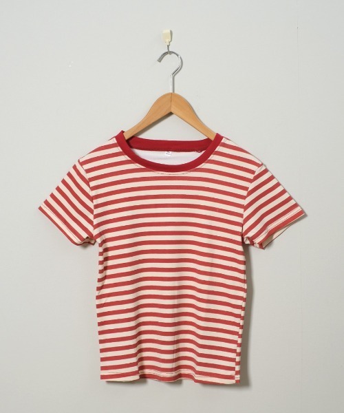 shopnikoniko（ショップにこにこ） tシャツ 半袖 ボーダー Tシャツ