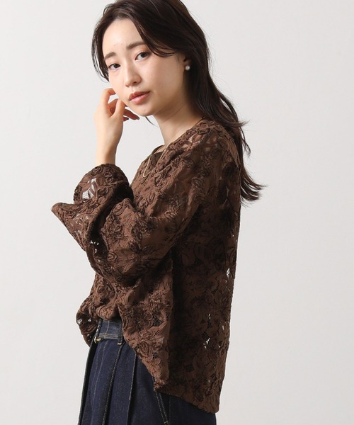 「Gready Brilliant」 長袖ブラウス 38 オフホワイト レディース_画像2
