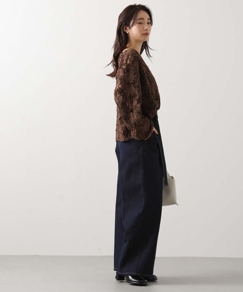「Gready Brilliant」 長袖ブラウス 38 オフホワイト レディース_画像4