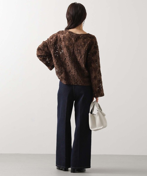 「Gready Brilliant」 長袖ブラウス 38 オフホワイト レディース_画像5