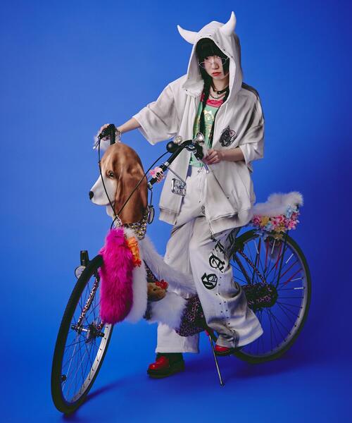 GALFY（ガルフィー） ワイドパンツ スウェットパンツ ジャージ GALFY