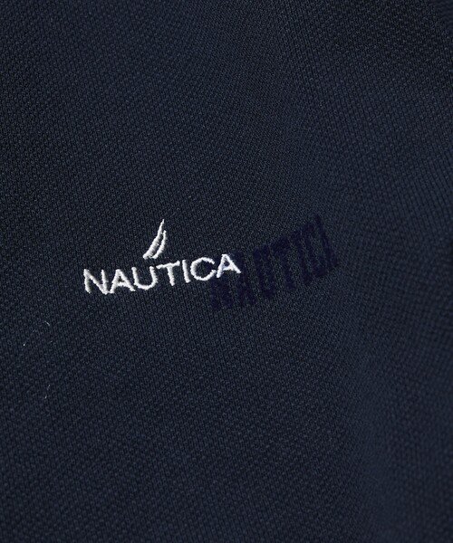 「NAUTICA」 半袖ポロシャツ X-LARGE ネイビー メンズ_画像4