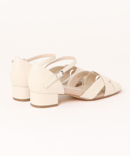 「neue diffusion」 ヒールサンダル 24.5cm ブラック レディース_画像2