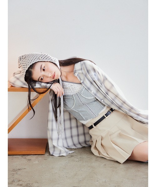 「LILY BROWN」 キュロット 1 グレー レディース_画像2