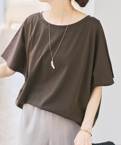 tシャツ ドルマンスリーブTシャツ レディースの画像