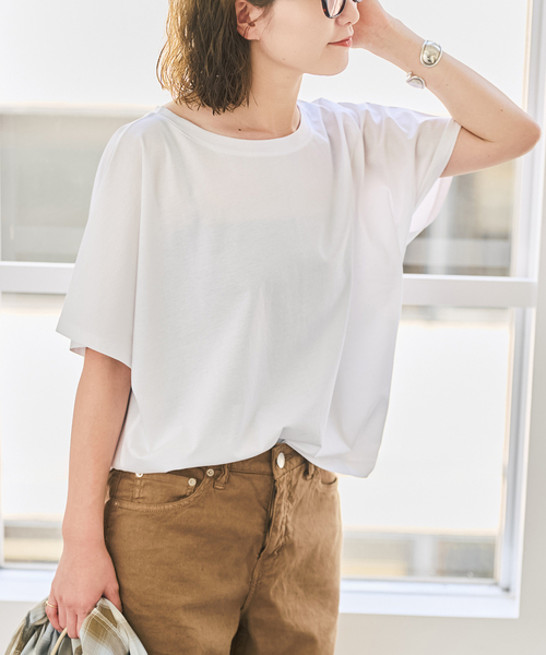 tシャツ ドルマンスリーブTシャツ レディースの画像