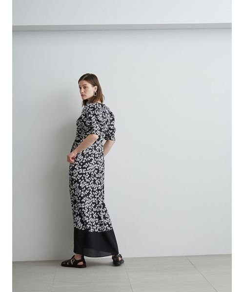 「styling/」 半袖ワンピース 1 ホワイト レディース_画像8