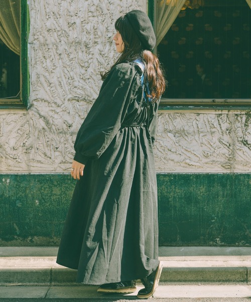「kutir」 長袖ワンピース MEDIUM ブルー レディース_画像5