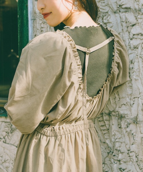 「kutir」 長袖ワンピース MEDIUM ブルー レディース_画像8