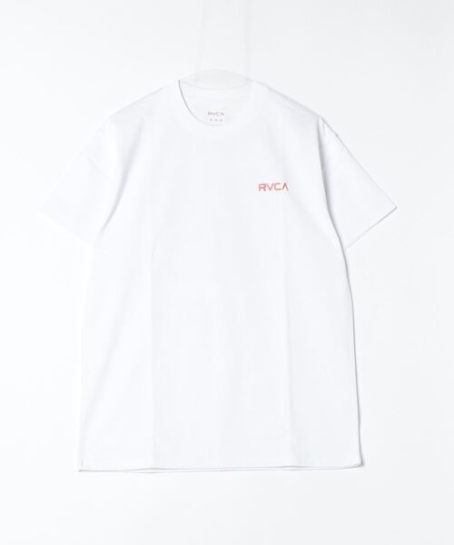 「RVCA」 半袖Tシャツ S ブラック×グリーン レディース_画像3