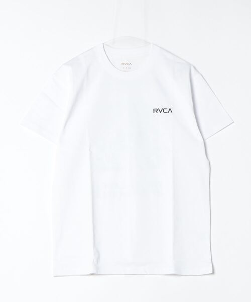 「RVCA」 半袖Tシャツ S ブラック×グリーン レディース_画像6