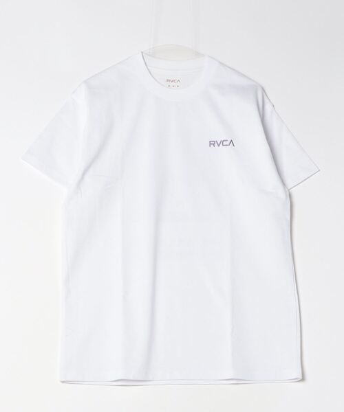 「RVCA」 半袖Tシャツ S ブラック×グリーン レディース_画像7