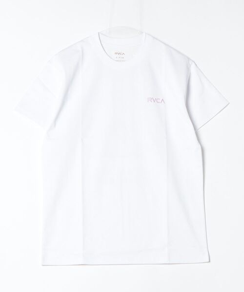 「RVCA」 半袖Tシャツ S ブラック×グリーン レディース_画像8