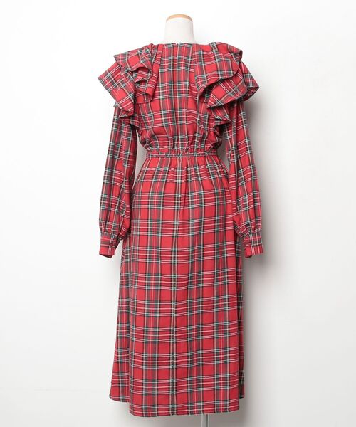 「jouetie」 長袖ワンピース MEDIUM レッド レディース_画像2