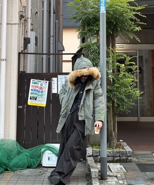 「MandO(エムオー)」 スラックス LARGE ブラック メンズ_画像2