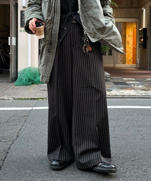 「MandO(エムオー)」 スラックス LARGE ブラック メンズ_画像3
