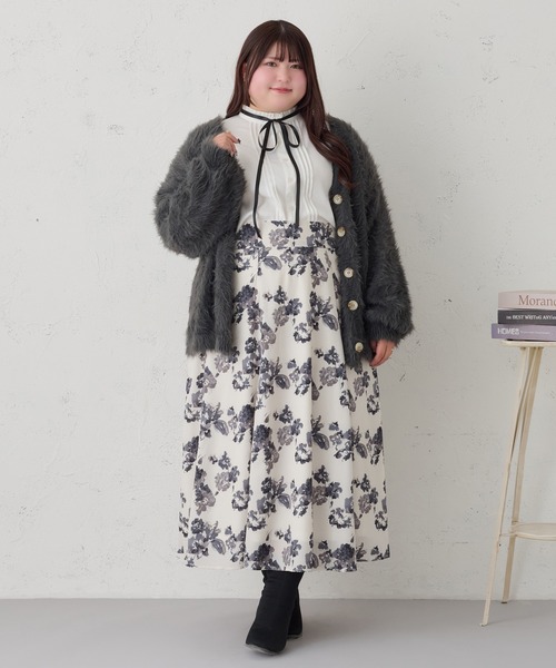 「Louiosy」 ロングスカート X-LARGE ブラック レディース_画像3