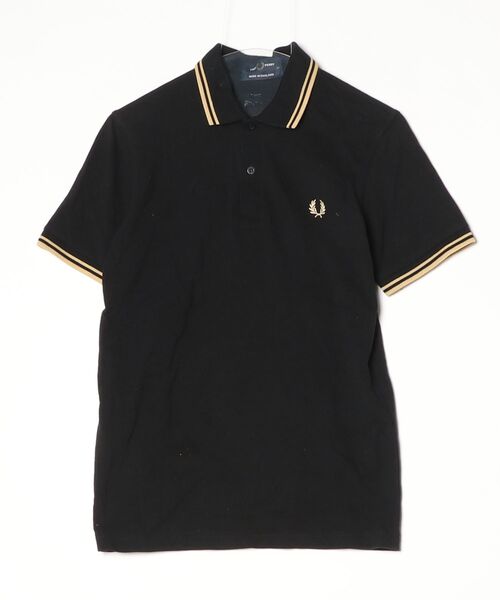 FRED PERRY（フレッドペリー） 半袖ポロシャツ 36 ブラック メンズ