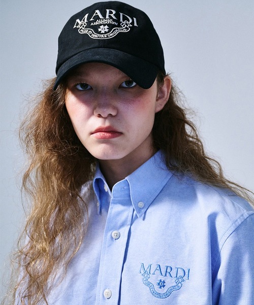 「Mardi Mercredi」 キャップ FREE ブラック レディース_画像5