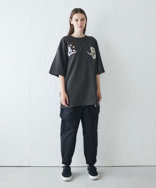 「rehacer」 半袖Tシャツ X-LARGE スミクロ メンズ_画像9