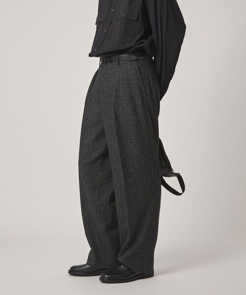 STEVEN ALAN（スティーブンアラン） ワイドパンツ スラックス ネップ
