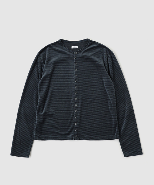 JIEDA（ジエダ） カーディガン VELOR SNAP CARDIGAN メンズ レディース