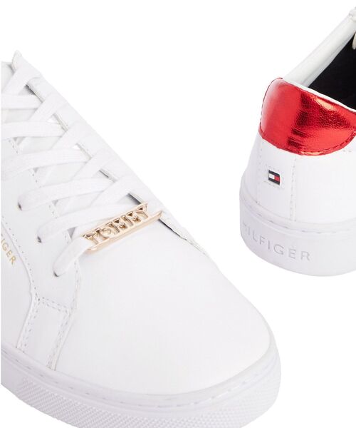 23.5センチ　2回ほど着用　TOMY  スニーカー TOMMY HILFIGER（トミー・ヒルフィガー） スニーカー アイコンレザー