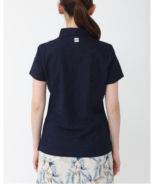 人気定番 ポロシャツ PayPayモール店 - 通販 - PayPayモール 《ZOY》WOMENS ボタニカルリンクス半袖ポロシャツ ZOZOTOWN SALE得価