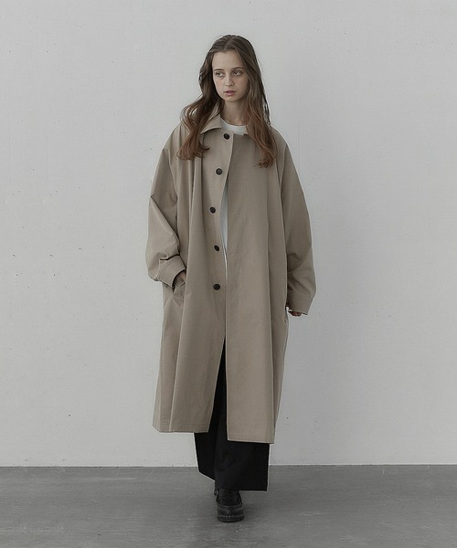 ステンカラーコート Loose Raglan Sleeve Bal Collar Coat ルーズラグランスリーブバルカラーコート 数々のアワードを受賞