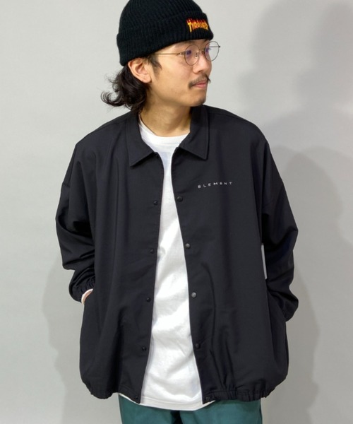 ジャケット ナイロンジャケット Element エレメント ワンポイント ビッグシルエット コーチジャケット 021 101 Zozotown Paypayモール店 通販 Paypayモール
