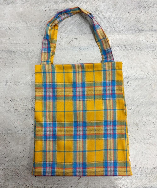 Seven Fairyレディースバッグ アプリコットチェック frunco トートバッグ タータンチェックバッグ レディース : ZOZOTOWN