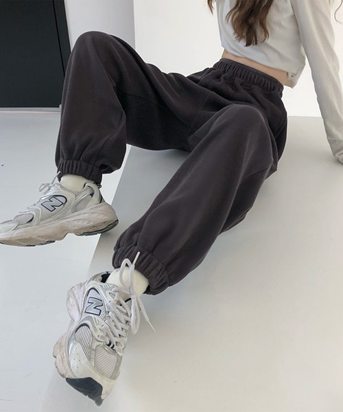 me+em select スウェットパンツ ジャージ 「 24色展開 」裏毛