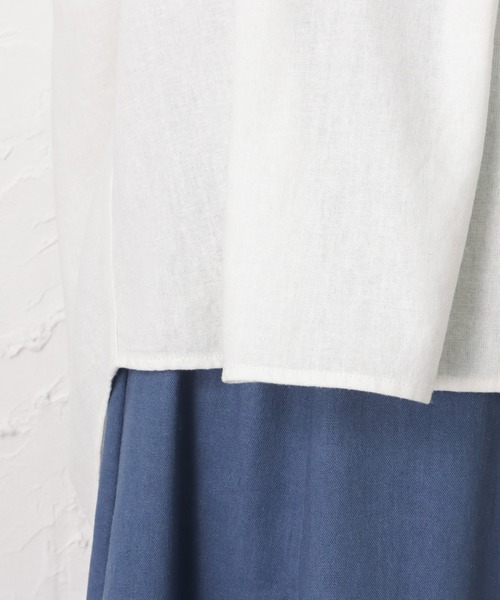 ブラウス シャツ コットンリネン スキッパー ブラウス レディース BEAUTY＆YOUTH UNITED ARROWS ブラウス シャツ コットンリネン