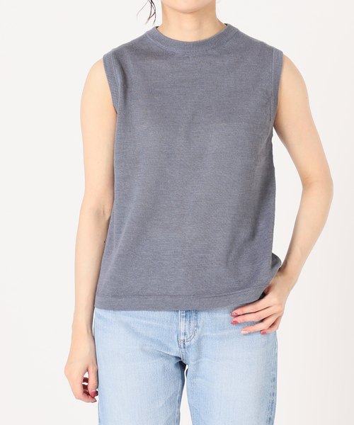 IENA LA BOUCLE ニット BIZARRE クルーネックノースリーブ