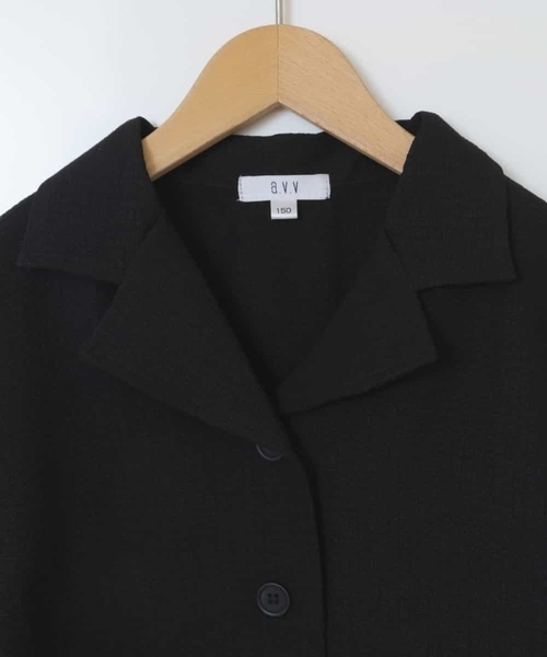 a.v.v フォーマル　120 a.v.v ブラウス シャツ 「120-130」オープンカラーシャツ キッズ