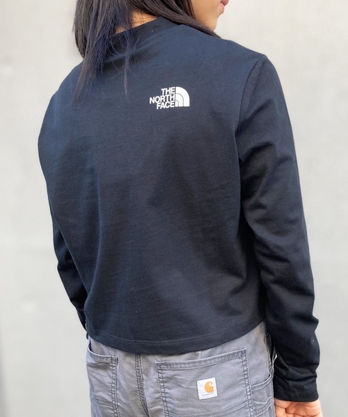 The North Face ザ・ノース・フェイス クロップドTシャツ THE NORTH FACE tシャツ 「THE FACE」ノースフェイス Women's LS