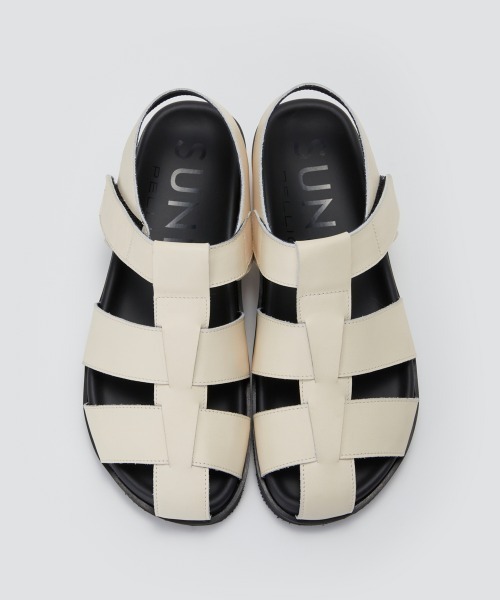 サンダル SALA スムース グルカサンダル 2.0cm IVORY SALA スムース グルカサンダル 0cm