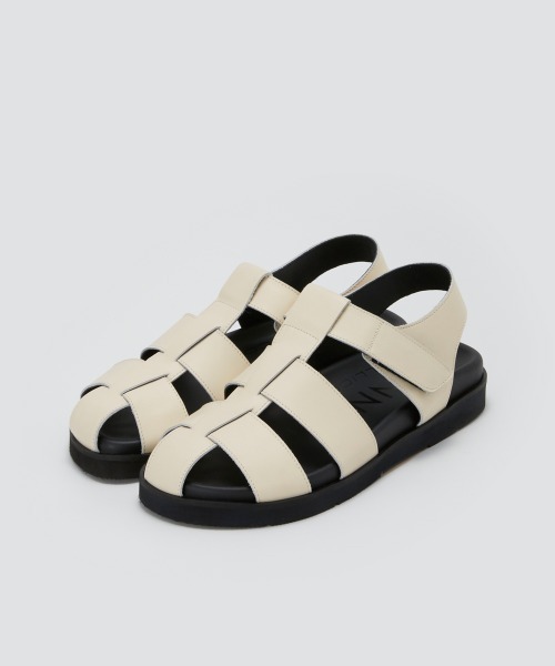 サンダル SALA スムース グルカサンダル 2.0cm IVORY SALA スムース グルカサンダル 0cm