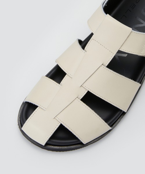 サンダル SALA スムース グルカサンダル 2.0cm IVORY SALA スムース グルカサンダル 0cm