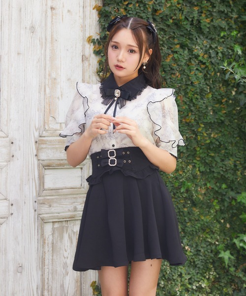H5856◾️クロエ　花柄シルク100% シアーブラウス　Y2K ROJITA（ロジータ） シャツ ブラウス 花柄シアーブラウス : ZOZOTOWN
