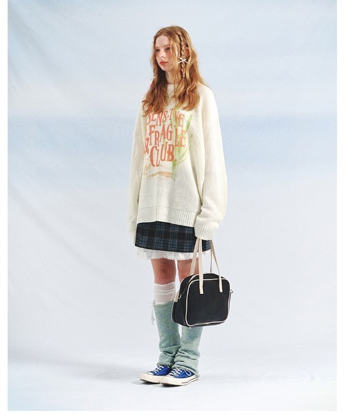 トレーナー スウェット A'GEM/9 × .kom「MAIN BOOTH/メインブース」Sand Hill Sweater/サンドヒル セーター レ A'GEM/9 × .kom『MAIN BOOTH/メインブース』Sand Hill Sweater